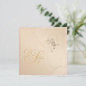 Invitations Gold de l'Orchid Blush (Debout devant)