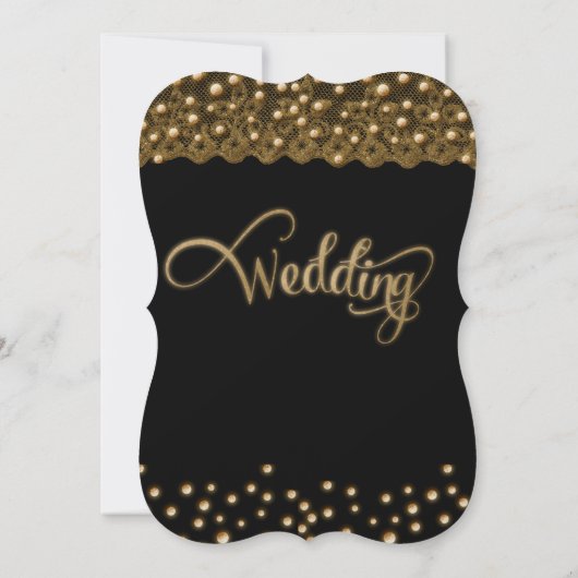 Invitations Gold Wedding (Dos)