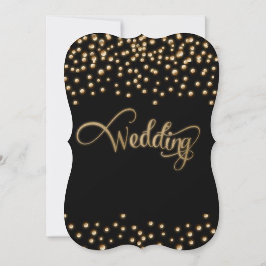 Invitations Gold Wedding (Dos)
