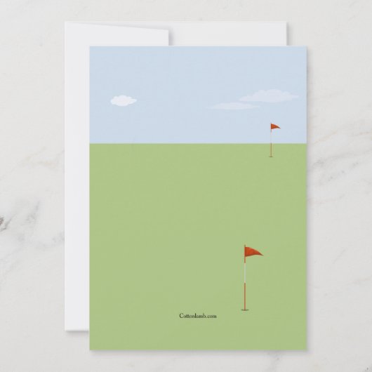 Invitations Golf (Dos)