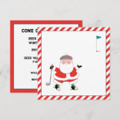 Invitations Golf Holiday (Devant / Derrière)