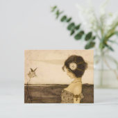 Invitations grecques vintages de Vierge (Debout devant)