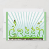 Invitations Green Concept (Devant)