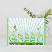 Invitations Green Concept (Debout devant)