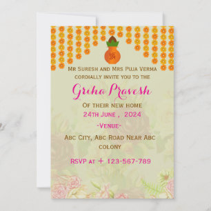 Invitations Grihapravesh