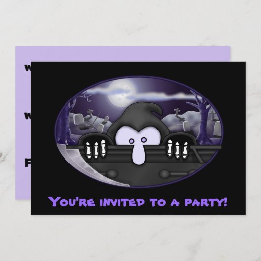 Invitations Grim Kilroy (Devant / Derrière)