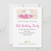 Invitations grincheux de fête d'anniversaire de (Dos)