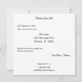 Invitations grises de paume (Dos)