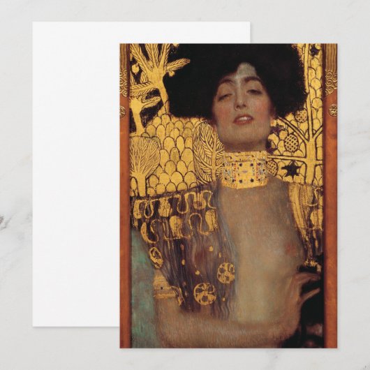 Invitations Gustav Klimt Judith (Devant / Derrière)
