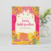 Invitations Haldi numérique et invitation Mayoun n (Debout devant)