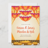 Invitations Haldi numérique et invitations Haldi n (Devant)
