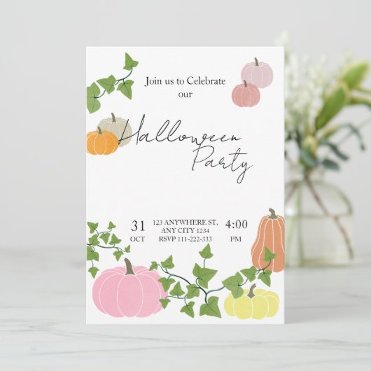 INVITATIONS HALLOWEEN (Debout devant)