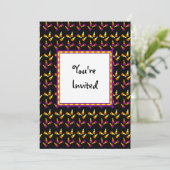 Invitations Halloween Candy Custom Party (Debout devant)