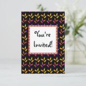 Invitations Halloween Candy Custom Party (Debout devant)