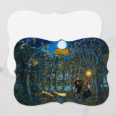 Invitations Halloween Horseman Party sans tête (Devant / Derrière)