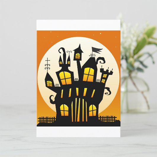 Invitations Hantées À La Maison Et À La Lune