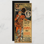 Invitations hantées du parti Halloween (Devant / Derrière)