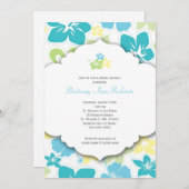 Invitations hawaïens de fête d'anniversaire ou de (Devant / Derrière)