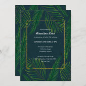 Invitations Hawaiian Luau (Devant / Derrière)