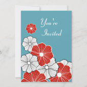 Invitations Hawaiian Retro (Devant)