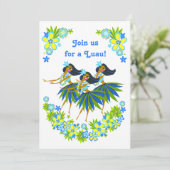Invitations Heaveny Hula Luau et BBQ (Debout devant)