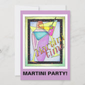 INVITATIONS - HEURE MARTINI (Devant)