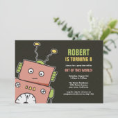 Invitations heureuses de fête d'anniversaire de (Debout devant)