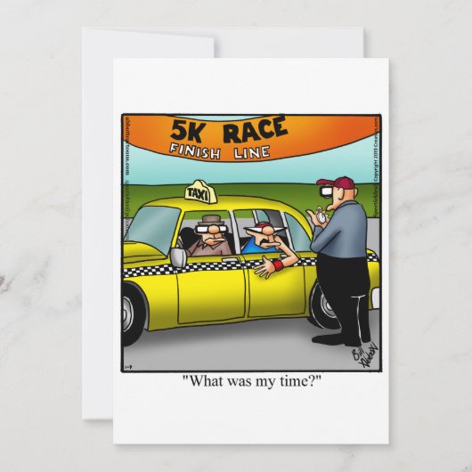 Invitations Hilaried Post Race Party (Devant)