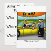 Invitations Hilaried Post Race Party (Devant / Derrière)