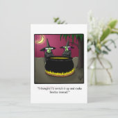 Invitations Hilarious Halloween Humour Party (Debout devant)