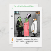 Invitations Hilarious Halloween Party (Devant / Derrière)