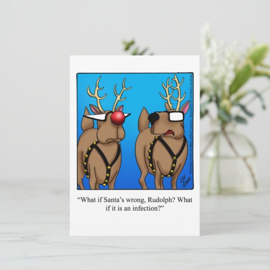 Invitations Hilarious Holiday Party (Debout devant)
