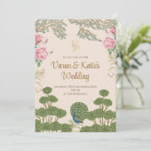 Invitations hindoues et Faire-part de mariage indi (Debout devant)