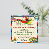 Invitations Hispaniques Personnalisées (Debout devant)