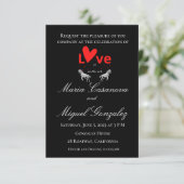 Invitations Horse Love (Debout devant)