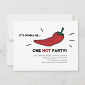 Invitations Hot Party (Devant)