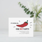 Invitations Hot Party (Debout devant)