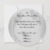 Invitations Husky personnalisées carte Husky Sibér (Dos)