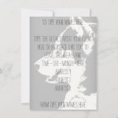 Invitations Husky personnalisées carte Husky Sibér (Dos)