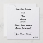 Invitations irrésistibles - SRF (Dos)