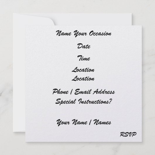 Invitations Irrésistibles - SRF (Dos)