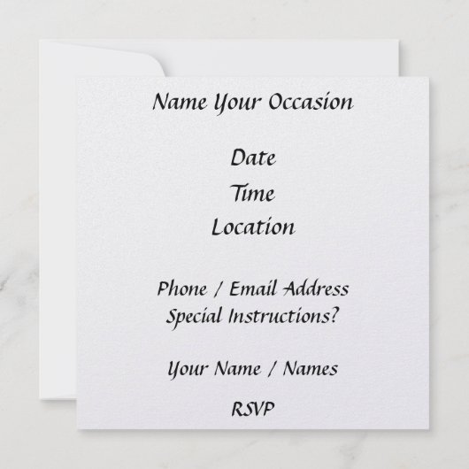Invitations irrésistibles - SRF (Dos)