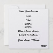 Invitations irrésistibles - SRF (Dos)