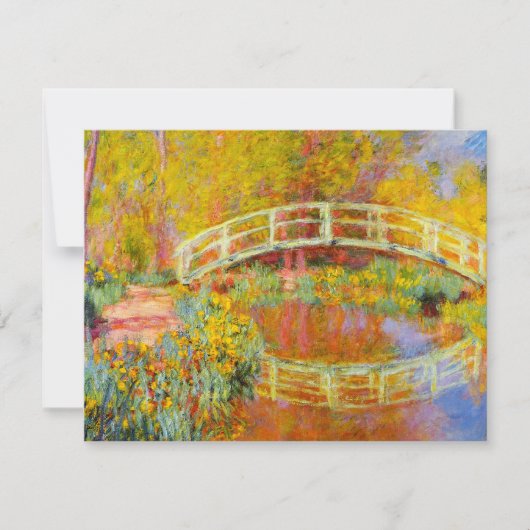 Invitations japonaises de pont de Monet (Devant)
