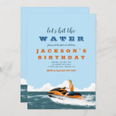 Invitations Jet Ski (Devant / Derrière)