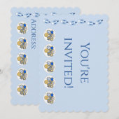 Invitations Joie de Lumière (Devant / Derrière)