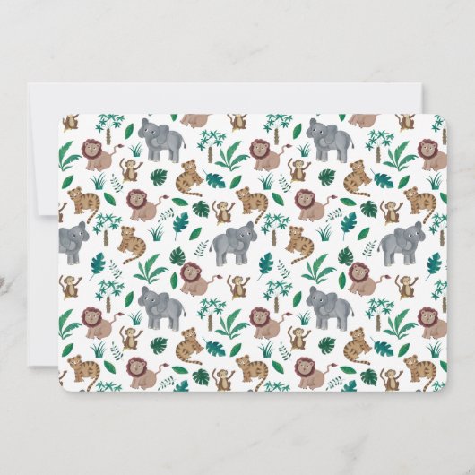 Invitations jungle (Dos)