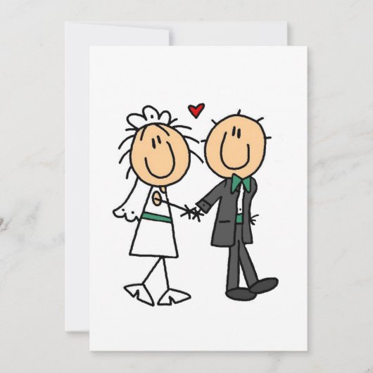 Invitations juste mariées (Devant)