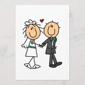 Invitations juste mariées