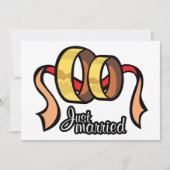 Invitations juste mariées (Devant)